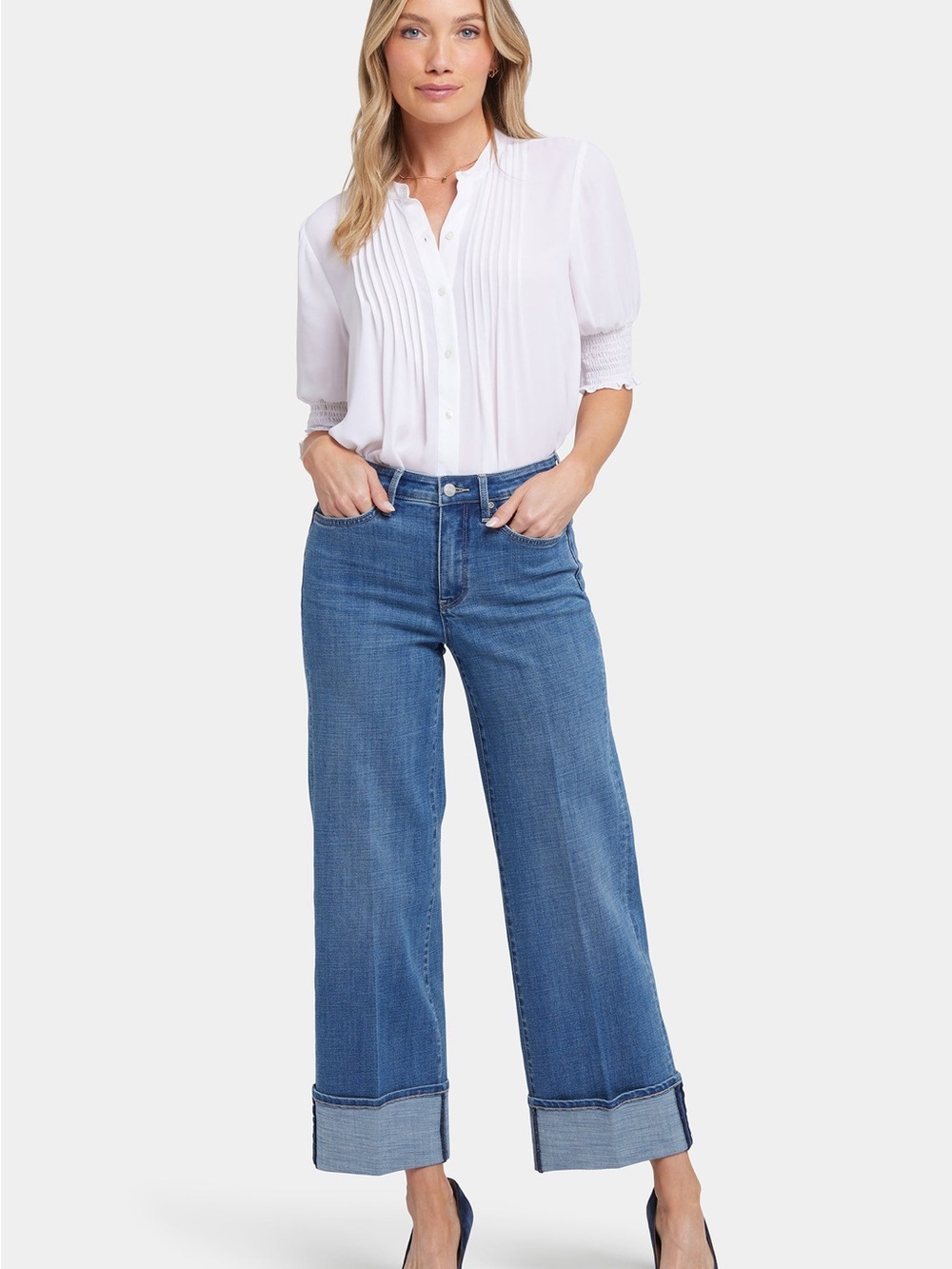 NYDJ Teresa wide leg jeans
